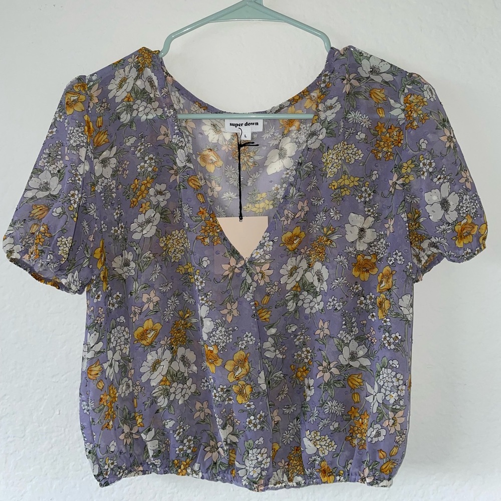 Fun floral top